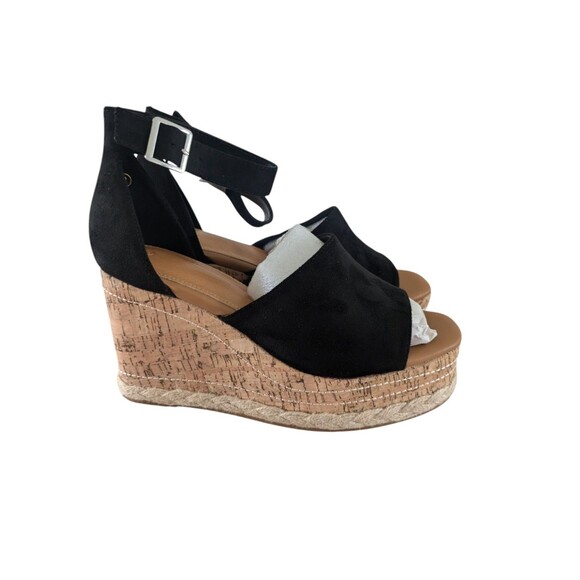 R.gallica Women’s Open Square Toe Espadrille Wedge Sandal Buckle Ankle Size 8 - Picture 5 of 8
